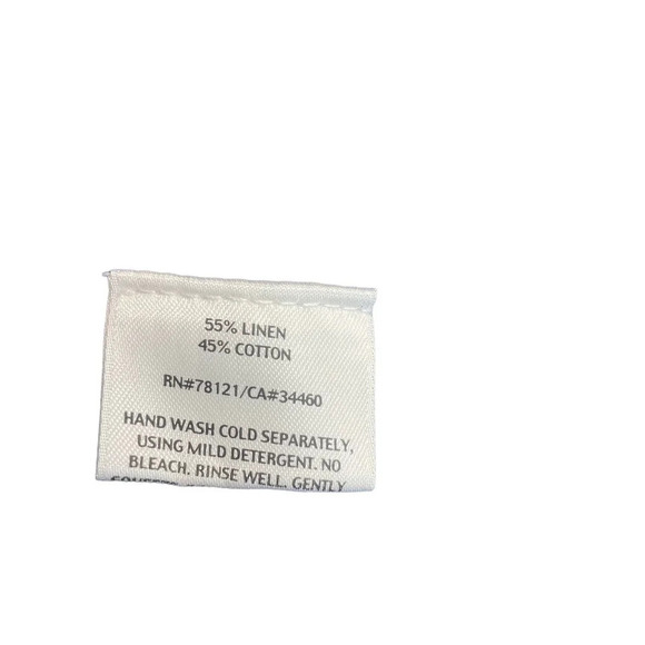 Eileen‎ Fisher Ribbed Knit Linen Blend Sweater Blue Size Medium - Picture 8 of 9